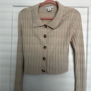 Women's Cream Cardigan